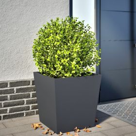 Garden Planter Anthracite Cold-rolled steel Large Durable