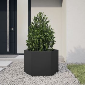 Garden Planter Black Steel Medium Planters Garden Planter