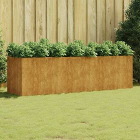 Garden Raised Bed Rusty Corten steel Large Decorative Inlays