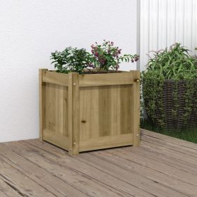 Garden Planter Natural wood look Treated solid pine wood