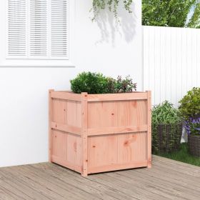 Garden Planter Natural Wood Solid Douglas Fir wood Large
